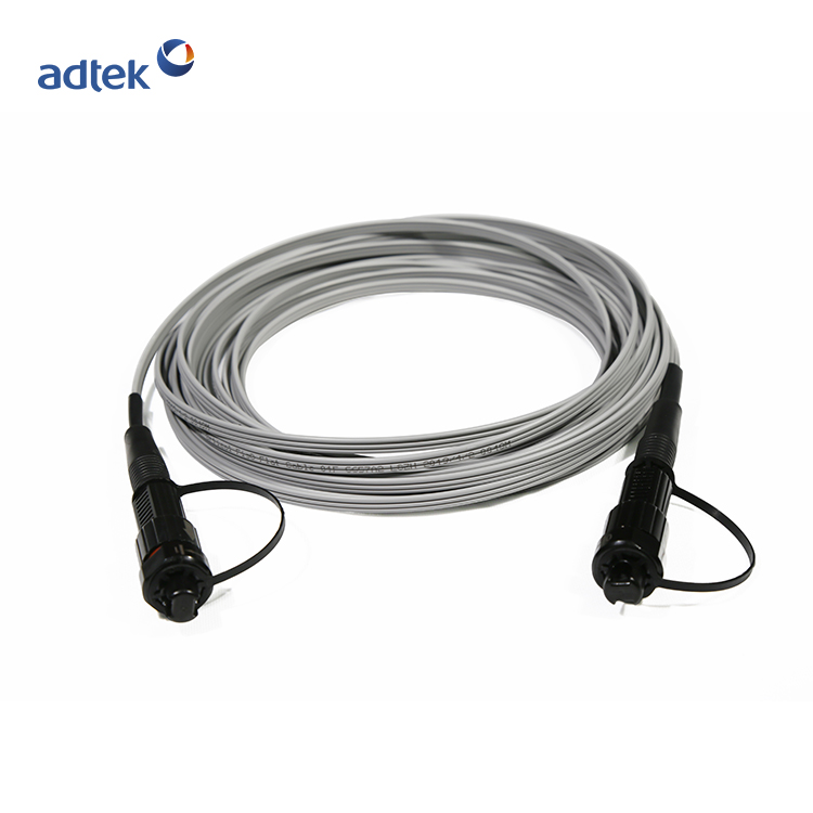 LC-LC/UPC Fiber Optic Patch Cord OM3 Multimode 3.0mm 12 Multi-core Branch PVC