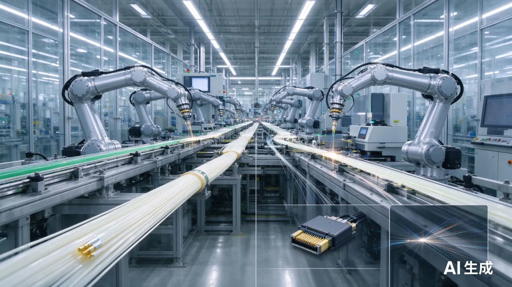 ADTEK intelligent manufacturing automated fiber optic production line